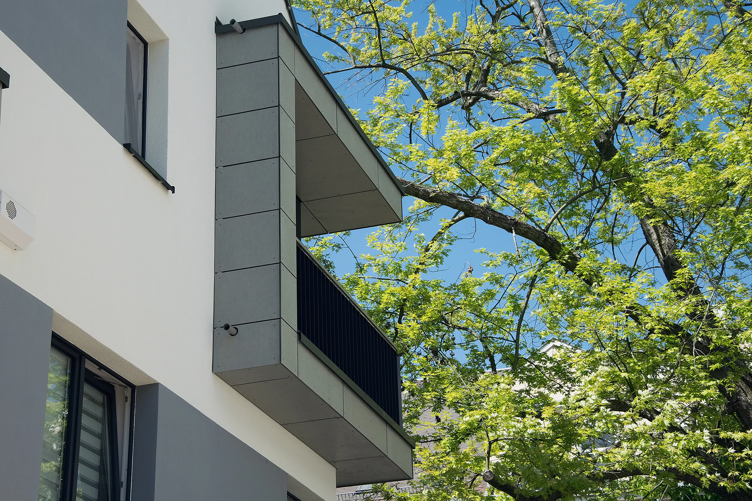 Neubau eines Wohnhauses auf der Rößlerstraße in Chemnitz in Sachsen