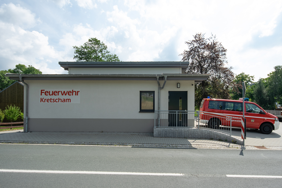 Neubau Feuerwache Kretscham - Betonbauarbeiten - HTA Hoch- und Tiefbau Annaberg GmbH