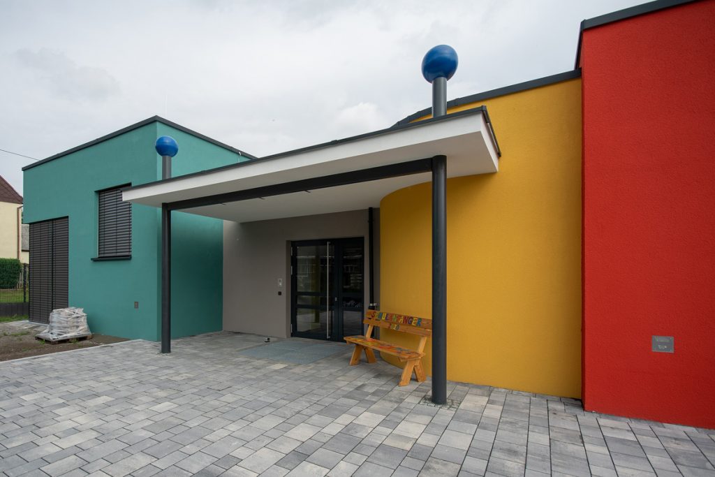 Neubau Kindertagesstätte Regenbogen Werndorf - Rohbauarbeiten - Betonbauarbeiten - HTA