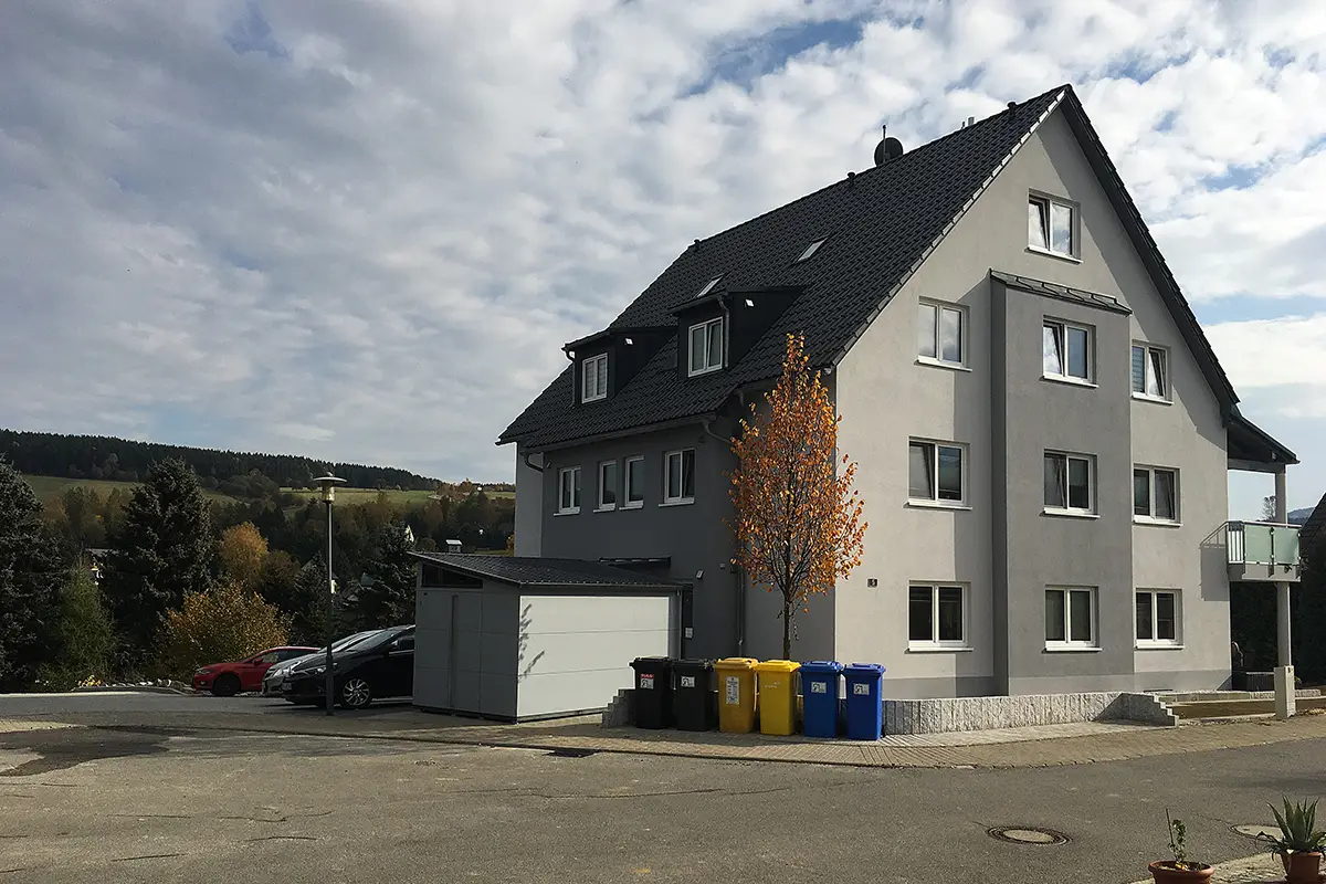 Neubau eines Mehrfamilienhauses in Neudorf im Erzgebirge