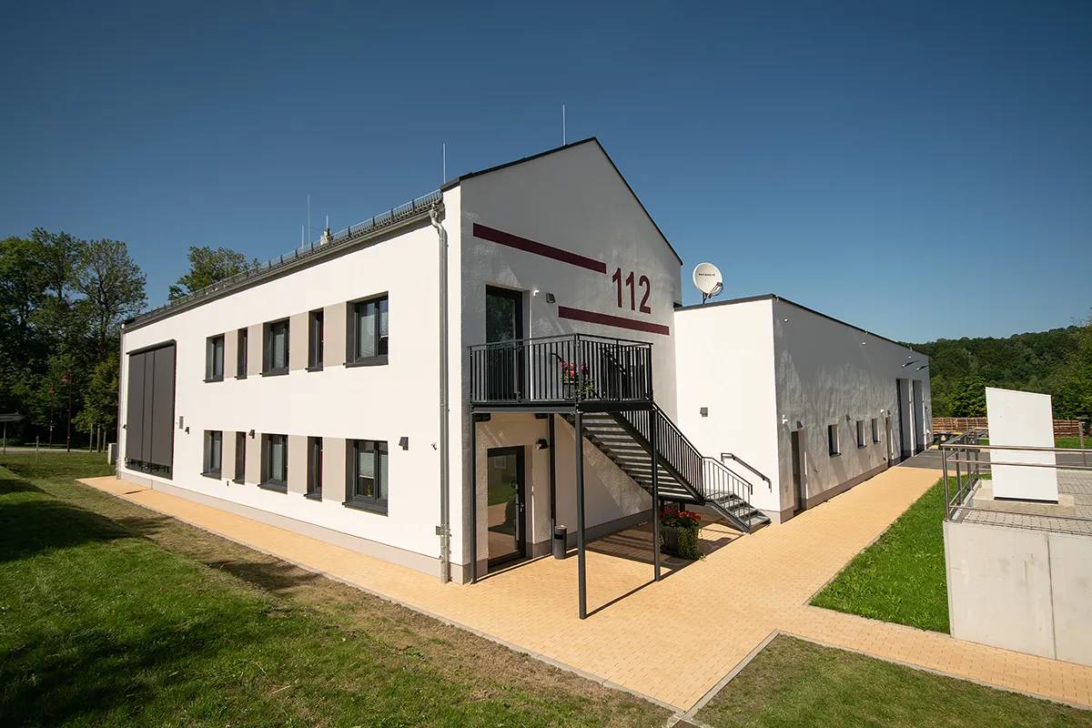 Neubau der Feuerwache in Pockau-Lengefeld -Sozialanbau
