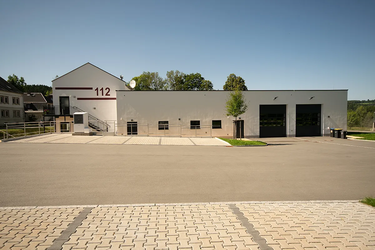 Neubau der Feuerwache in Pockau-Lengefeld - Gerätehaus
