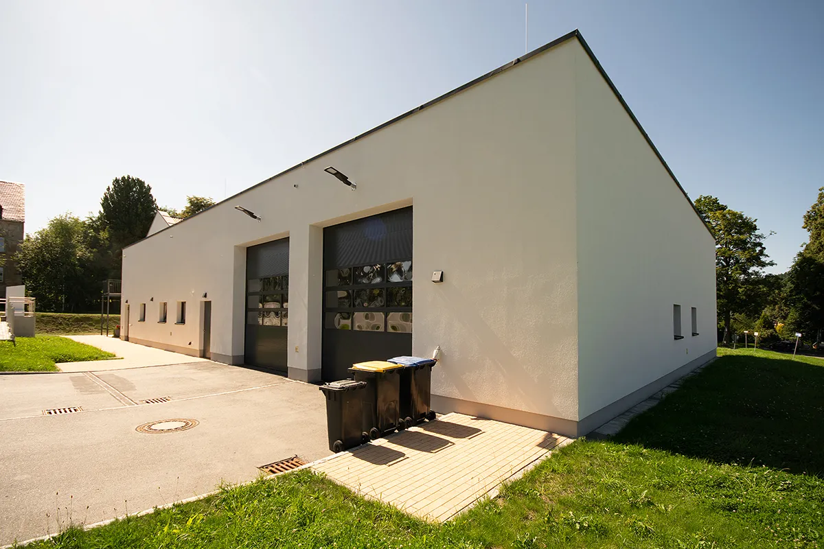 Neubau der Feuerwache in Pockau-Lengefeld - Gerätehaus