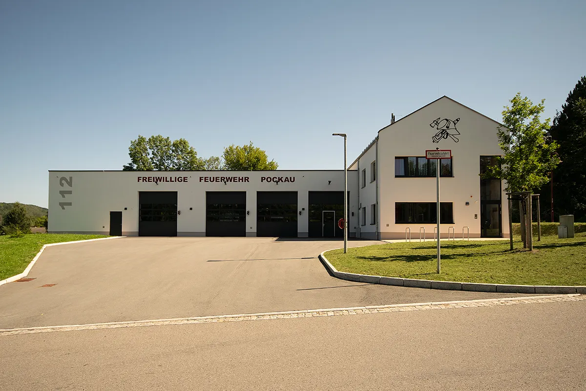 Neubau der Feuerwache in Pockau-Lengefeld - Gerätehaus mit Sozialanbau